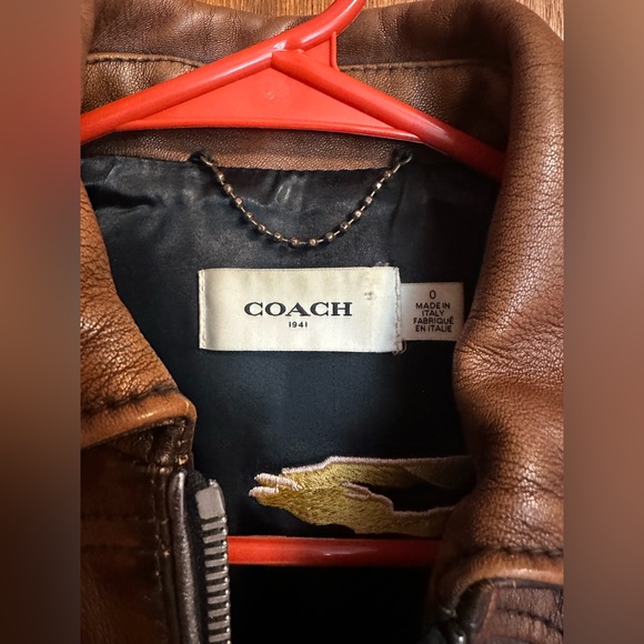 Coach Leather Jacket - Picture 9 of 16